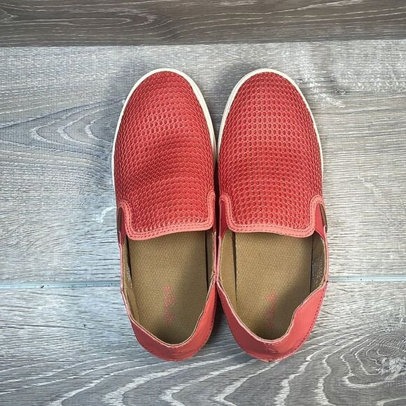 Olukai Pehuea Slip On Coral Women’s Sz 6.5 Mesh Collapsible Heel Sneakers - Picture 5 of 11